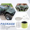 Kawasaki Bayou 400 4X4 Air Filter + Guide Kit (1993–1998)
