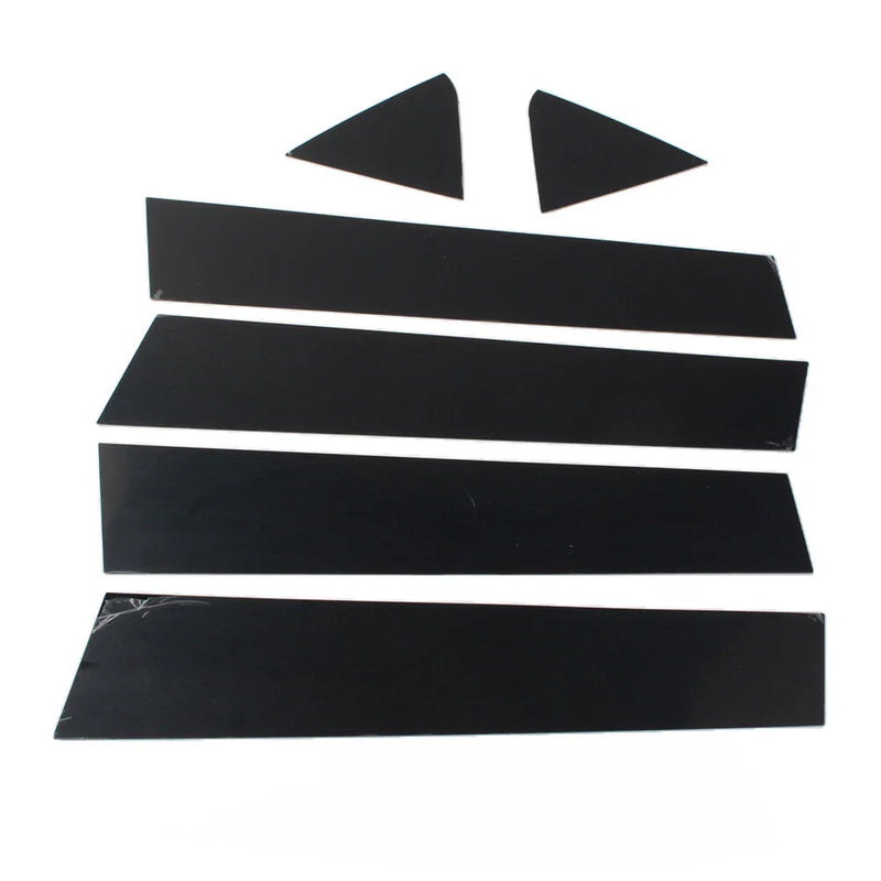 Dodge Charger 6 x Car Window Pillar Posts Trim Bright Black (2006-2010)