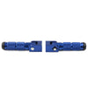 Electric Motor Bicycle ATV Blue 8mm Folding Footpegs