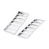 Toyota Tundra Silver Front Mesh Grill Molding Covers (2022-2023)