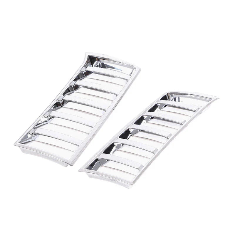Toyota Tundra Silver Front Mesh Grill Molding Covers (2022-2023)