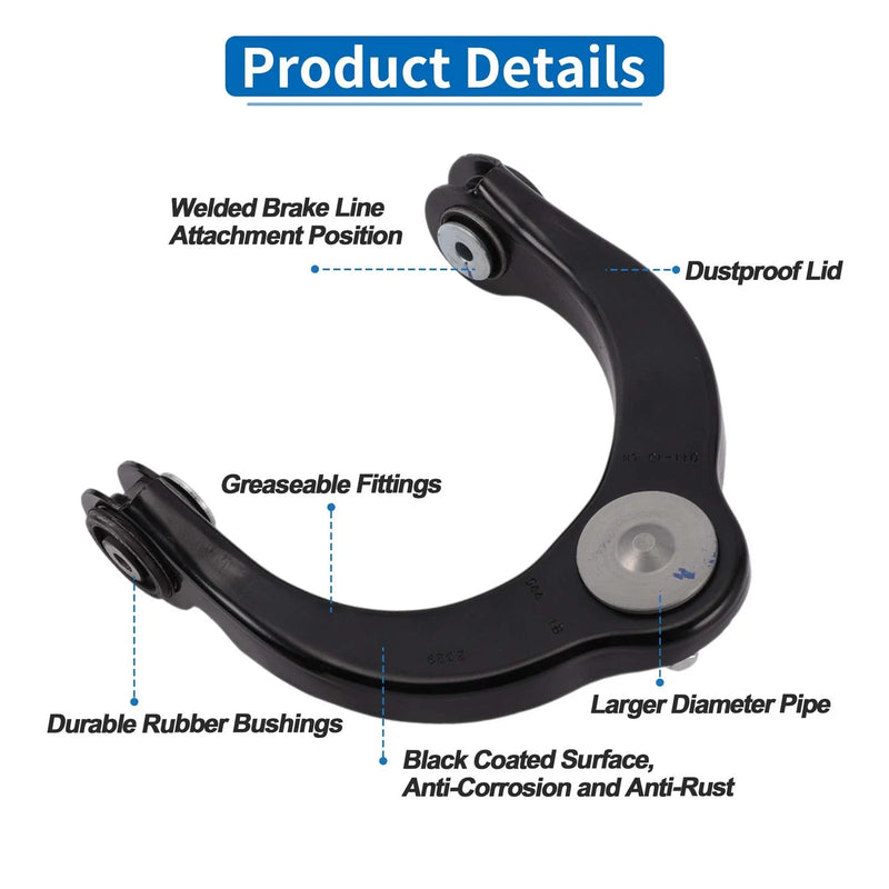 Dodge Caliber Rear Upper Control Arms with Ball Joints (2007-2012)