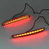 Honda Civic Red LED Rear Brake Tail Light Reflectors (2017-2020)
