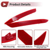 Honda Accord Rear Left Right Bumper Reflectors (2016-2017)