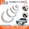 Nissan Navara D23 Ute ST ST-X Wheel Arch Flares QX1 Pearl White (15-19)