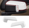 Chevy Silverado / GMC Sierra 1500 White Top Half Mirror Cover Caps (2019-2024)