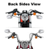 Harley Davidson Touring Road King Electra Glide Chrome Rear View Mirrors (2009-2023)