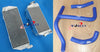 Suzuki RMZ250 Aluminum Radiator + Red Y Hose (2010-2012)