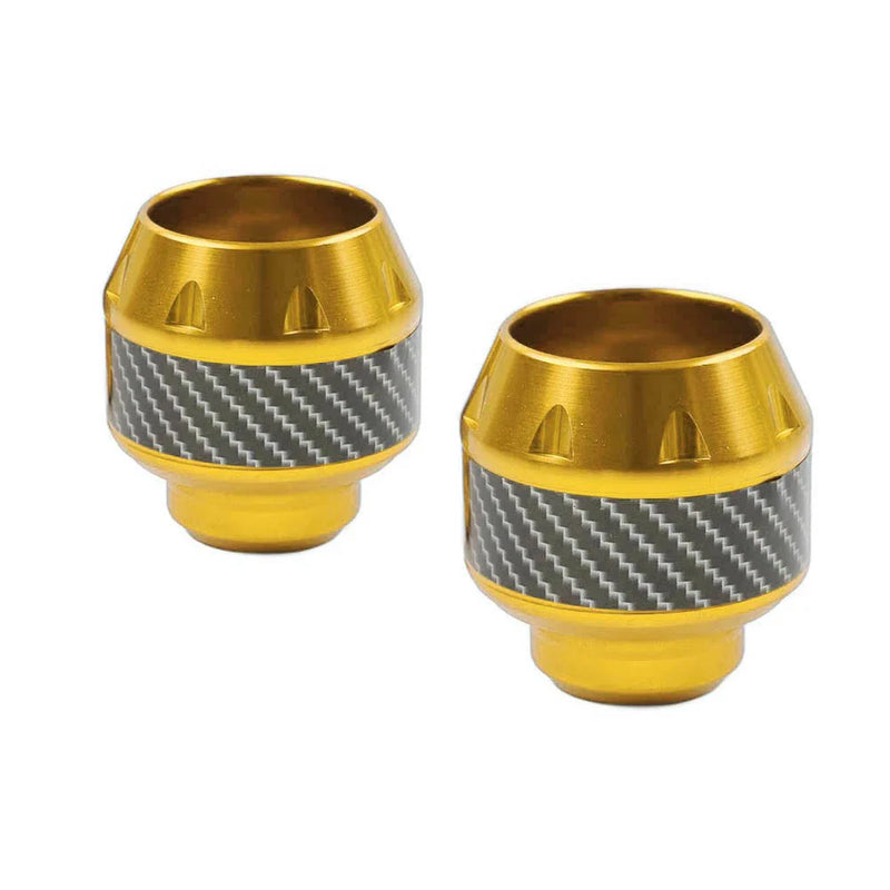 Make & Model 2 x Gold Motorcycle Front Fork Frame Sliders