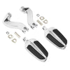 Harley Touring CVO Road Street Glide Chrome Footpegs Mount Bracket (93-25)