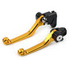 YAMAHA WR 250F WR 450F Gold Pivot Brake Clutch Levers (2001-2016)