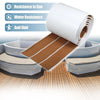 Boat Yacht Marine Brown White 95"x7" EVA Faux Teak Decking Sheet Carpet Mat