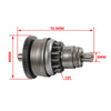 GY6 50CC 80CC Scooter Moped ATV Motor Starter Clutch Gear Bendix