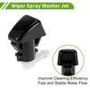 Ford Edge Windshield Washer Nozzle & 2 x Hose Connectors (2011-2015)
