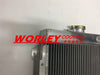 Datsun 1200, 120Y, B110 3 Row Aluminum Radiator + Blue Hoses (1970-1975)