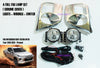 Mitsubishi Triton L200 Chrome Cover Trim + Fog Lamp Spot Light (2019-2022)