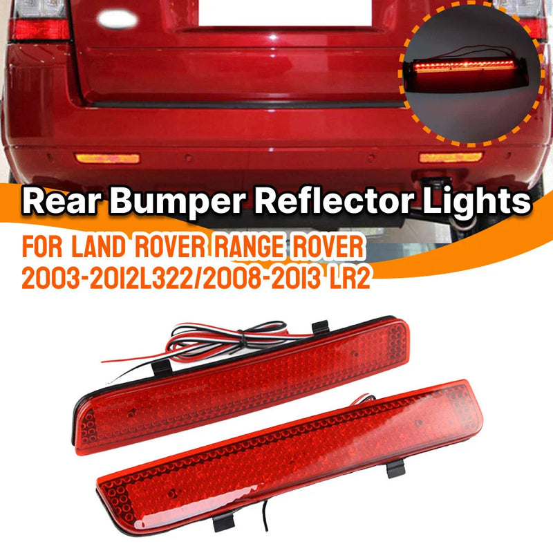 Land Rover L322 LR2 Parking Lamp Red Lens LED Rear Bumper Reflector Light