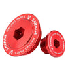 HONDA XR250L Red Crankcase Cover Screw Plug Alternator Cap (1991-1996)