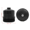 BMW E60 E63 E64 E65 Black Oil Filter Cap Cover (2004-2010)