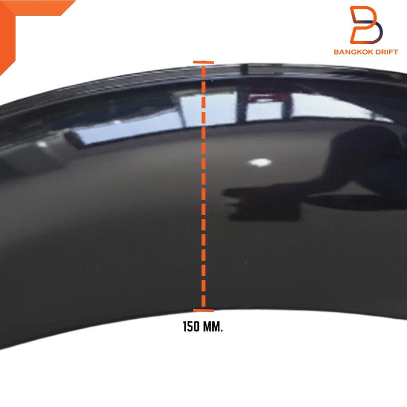 Nissan Navara Ute 6" Glossy Black Fender Flares (2021-2023)