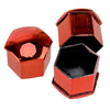 Car 21mm Red Wheel Lug Nut Bolt Center Cover Caps & Tool (Various Years)