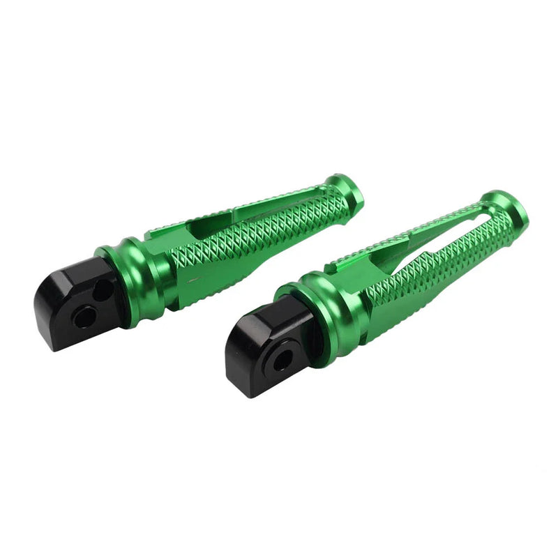 Yamaha YZF R1 R6 Green Foot Pegs Rear Passenger Footrests