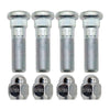Forester Set of 4 Thread Size 1.25 Wheel Hub Bolt Stud & Nut Set