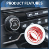 GMC Canyon (2015-2022) 7Pcs 4WD Headlight Switch Knob Cover Ring Red