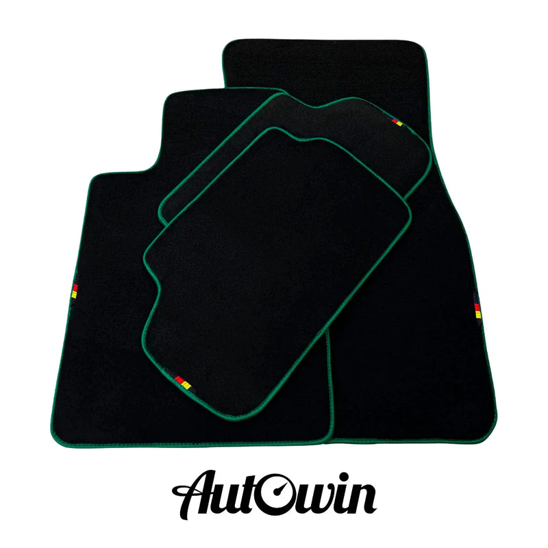 BMW 3 Series E91 5-Door Touring (2008-2011) Green Trim AutoWin Floor Mats