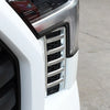 Toyota Tundra Silver Front Mesh Grill Molding Covers (2022-2023)