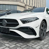 Benz A Class W177 Gloss Black Front Side Spoiler Trim (2023-2024)