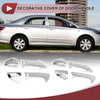 Honda Accord (2008-2012) Silver Tone ABS Car Door Handle Cover Set