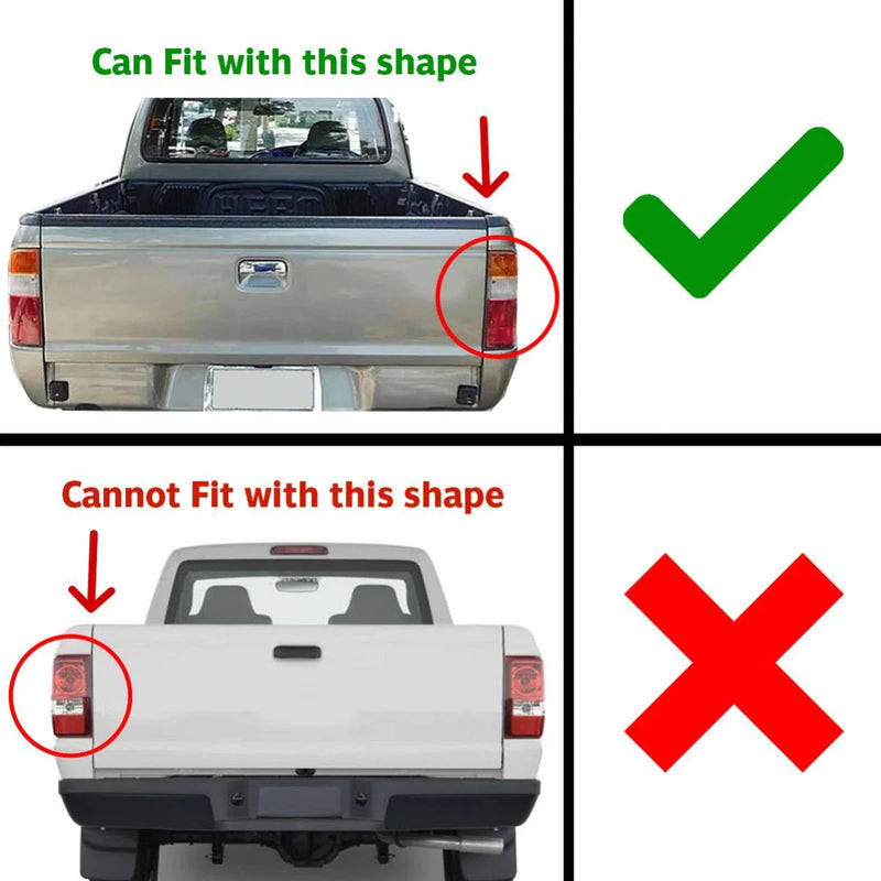 Tailgate Handle Chrome Fitss Ford Courier Ranger Mazda B2500 UTE 1998-06 D06