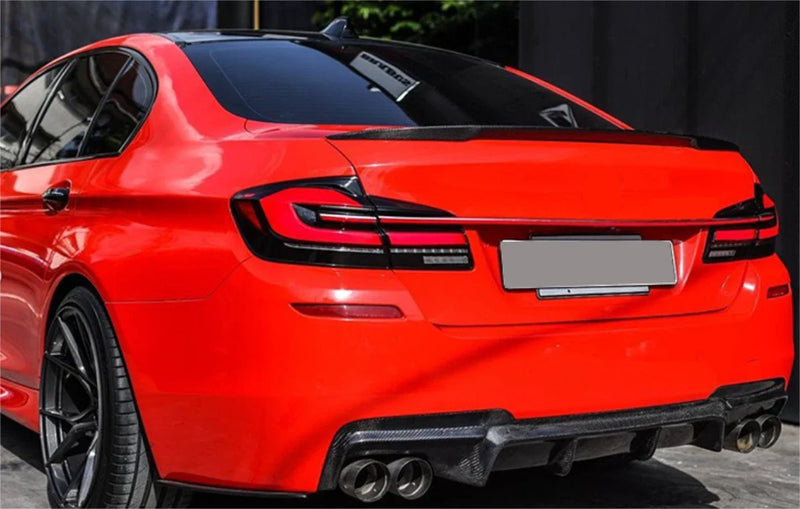 BMW 5 Series F10 F18 Sedan Carbon Fiber Rear Spoiler Wing (2011-2017)
