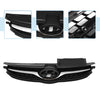 Hyundai Elantra 2011-2016 Black Chrome Silver Front Upper Bumper Grille