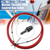 Yamaha Red 1pcs 24ft 276 Inch Marine Type Shift Remote Control Box Cable
