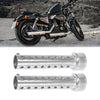 Motorcycle 2 x 35mm Exhaust Silencer Muffler Pipe