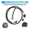 Jeep Wrangler 2x & 4x Door 65 Inch Trailer Hitch Wiring Harness (2007-2017)