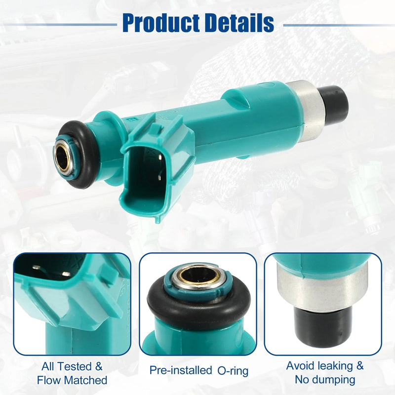 Toyota Tacoma 4.0L V6 6Pcs Fuel Injector Nozzle (2005-2015)