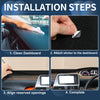 Toyota Crown 2004-2008 Black 1 Set Dashboard Cover Mat