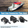 Yamaha 3pcs 8mm 5/16" Marine Boat Engine Fuel Line Connector Male Fittings