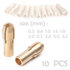 Electric Drill - 0.5-3.2mm Collets 10PCS Micro Twist Hand Drill Kit