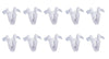Toyota Hilux 10 x Side View Mirror Triangle Clips (2005-2014)