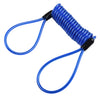 Motorcycle Disc Brake Lock 1 x 120cm Disc Lock Reminder Cable