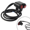 Honda 7/8'' 22mm Motorcycle Handlebar Fog Spot Lights with Red Button Switch