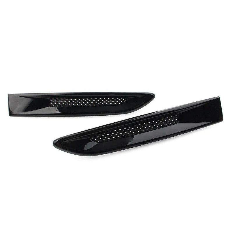 Jaguar XE F-Pace Black Front Side Fender Air Vent Grille Trim (2015-2023)