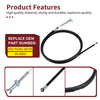 Yamaha Grizzly 350 YFM350 IRS Rear Hand Park Brake Cable (2007–2011)