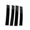 Dodge Ram 1500 2500 3500 Crew / Quad Cab 4 x Black Pillar Post Trim (2009-2018)