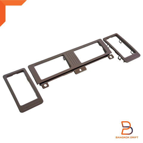 Nissan Navara Ute 3 x Grey Air Heater Vent Frame Trim (1986-1997)