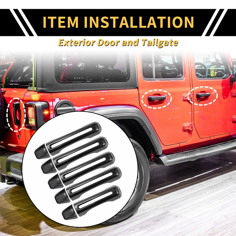Jeep Gladiator JT Door Tailgate Handle Cover (2020-2023)